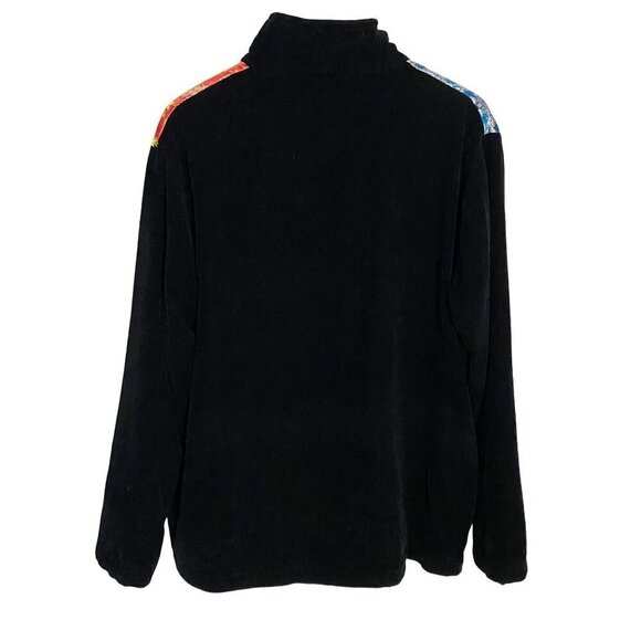 White Stag Embroidered Patchwork Zip Front Jacket Women's Sz XL Artsy‎ Boho - Picture 2 of 11